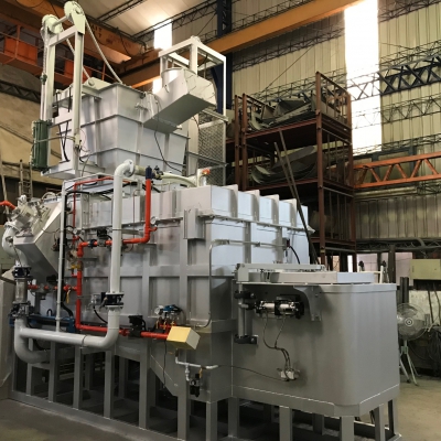 Fast Continuous Melting Holding Furnace